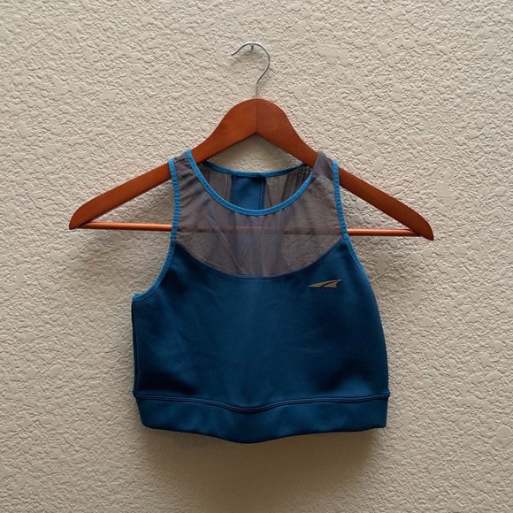 Altra Tops - Altra Running Crop Top - Blue NWOT Medium